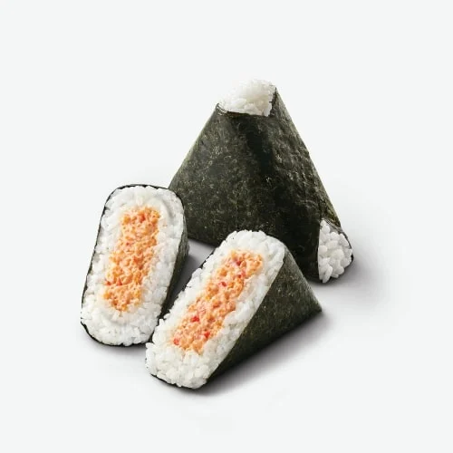 9 tobiko kani mayo onigiri